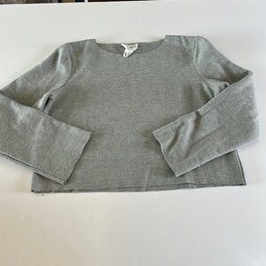 For The Republic Gray Long Sleeve Top